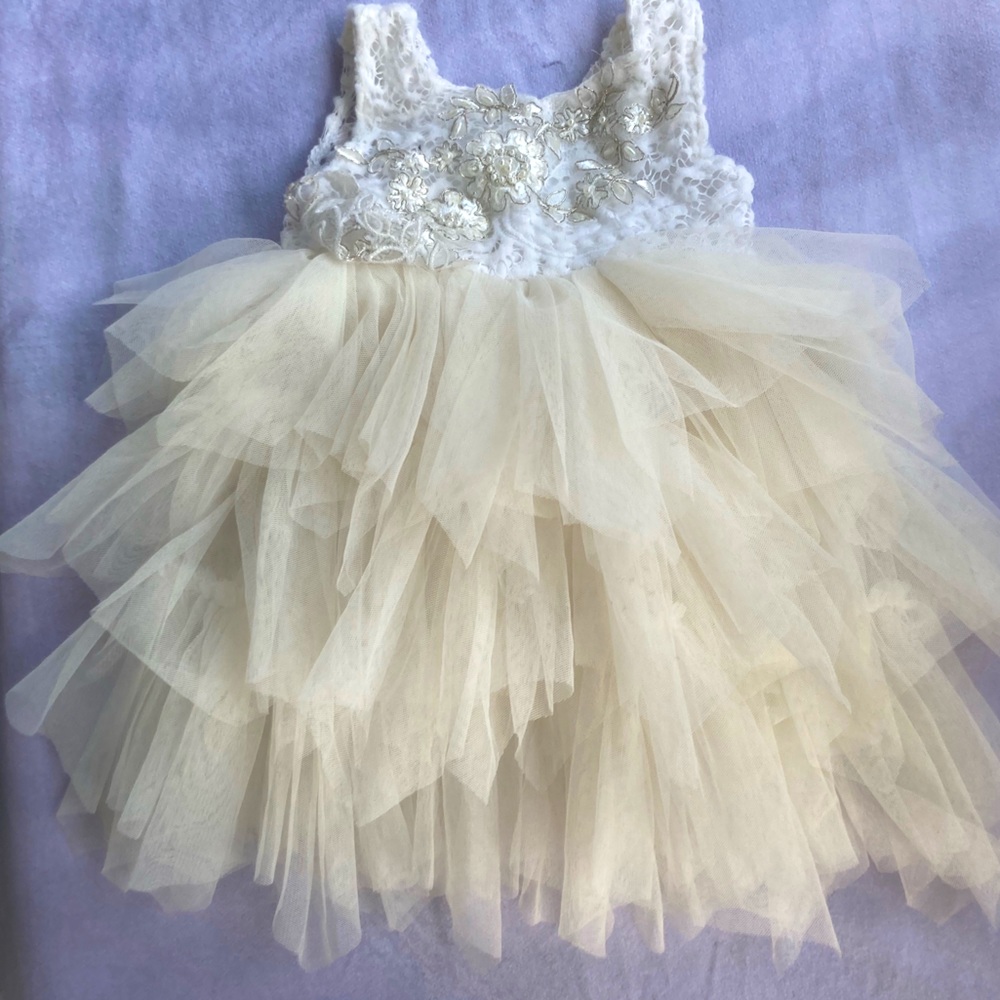 Custom made little girl’s Party Dress
